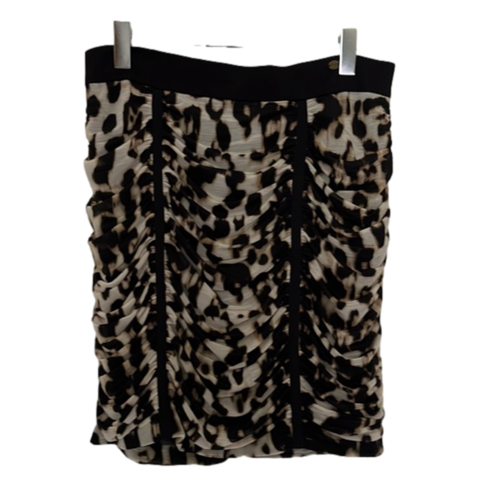 Guess cheetah print skirt